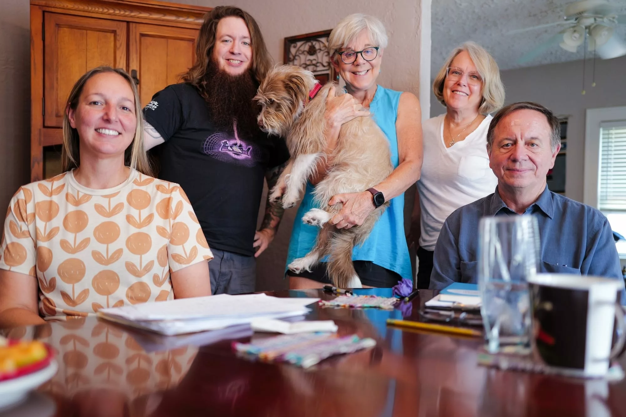 Various members of the Lakeland Insight Meditation Group.